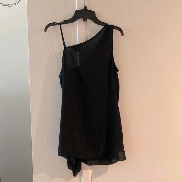 TROUVE Y2K SLEEVELESS BLACK BLOUSE SIZE XS - Picture 5 of 9